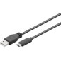 Goobay 1m USB-A (han) til USB-C (han) kabel